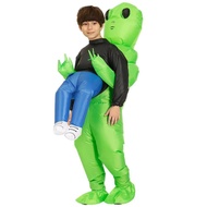 Kids Party Dress Scary Alien Halloween Inflatable Costume Blow Up Suits New