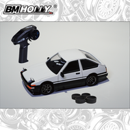 Mini BMRX-FLD 1/28 Rear Drive Drift Car RC Remote Control Model Car Compatible with JingShang AE86 C