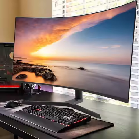 34 Inch Curved Monitor 144HZ 165hz Computer Screen PC Monitor 4K Gaming Monitors For Enhanced Gaming