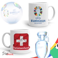 Euro 2024 Swiss Flag Cup Mug Euro 2024 Souvenir Swistzerland