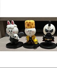 Line Friends Line Rangers figure 公仔擺設 熊大 兔兔 饅頭人