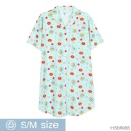 Josilins ชุดนอน ชุดอยู่บ้าน ผู้หญิง กระโปรง คอปก เดรสสั้น ผ้ายืด SM 2025