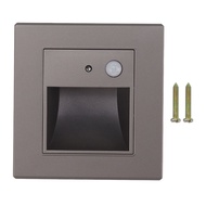 JIYAN2866 1.5W LED Step Light 3000K Warm White Motion Sensor Stair Light Easy Installation Dusk To D