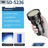 SMILING SHARK | ไฟฉายชาร์จไฟได้พลังสูง 19-core