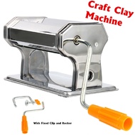 Stainless Steel Clay Press Roller Hand Cranked Handmade Press Pasta Tools Stainless Steel Non-Electr
