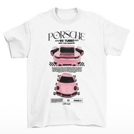 HOT Tomoinc Automotive Series Men's T-Shirt - PORSCHE 911 TURBO S White - S