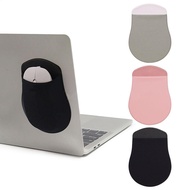 Mouse Holder for Wireless Mouse Mouse Shape Reusable Stick-On Mouse Pouch for Laptop Adhesive Pouch 