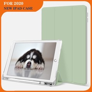 ipad case magnetic adsorption 2020 ipad 8gen 10.2 inch with pen slot 2019 ipad 7gen 10.2 transparent protective cover ip