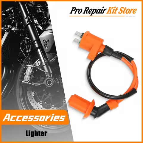 Motorcycle Racing Ignition Coil Electrode Spark Plug For GY6 50cc 150cc 125cc 150cc ATV Moped Scoote