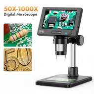4.3 inch LCD Digital Microscope 1000X Video Microscope for Adult with 8LEDs Soldering Microscope for