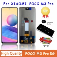 6.5"Original For POCO M3 Pro 5G M2103K19PI LCD 10 Touches Screen Replacement For Xiaomi Redmi Note 10 5G M2103K19G M2103K19C