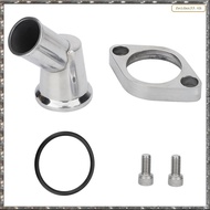 [L W H Y] 45 Degree Water Neck Thermostat Housing 45 Degree Polished Thermostat Neck Housing for   B