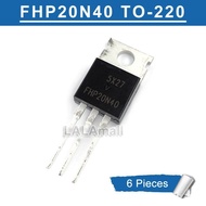 6pcs FHP20N40 FHP 20N40 TO-220 20A/400V MOSFET Transistor Original