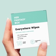 Everywhere Wipes - Odor Removing Travel Wipes For Intimate Area And Body - Unscented