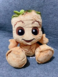 （代購$28x）迪士尼正版現貨 文盲不回 ✨ disney baby groot plush toy doll 25cm  迪士尼 樹人公仔 groot 公仔 +錢轉 groot畢業公仔 樹人畢業公仔