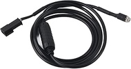 Keenso Car AUX Audio Cable, Car 3-Pin AUX Cable Adapter Compatible with E39 E46 E53 X5 16: 9 CD Play