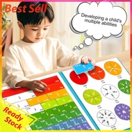 Magnetic Fraction Educational Puzzle W/ Fraction Tiles&Circles Fraction Manipulatives Class Set Frac
