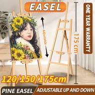 1.5m/ 1.75m Pine Wood Easel Stand Art Sketch Drawing Stand Welcome Board Display Stand Board Wedding