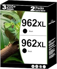 962XL Ink Cartridges Black Replacement for HP 962 XL Compatible for HP962 HP962XL to use with 9015e 
