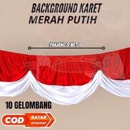 background merah putih panjang bendera umbul umbul