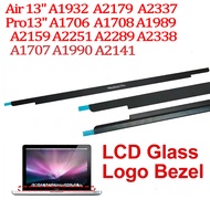 LCD Screen Glass Trim Logo Bezel Front Display Cover for MacBook Pro Air A1706 A1707 A1708 A1989 A19
