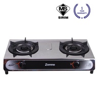 Zenne Double Burner TWISTER BOUBLE GAS STOVE KGT401B-S (FLAME POWER 9.5KW)