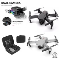 Dual Camera E88 Eequipped drone with WIFI FPV, wide angle  height keep RC folding drone/drone camera