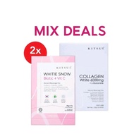 KITSUI WHITIE SNOW BIOTIC + VITAMIN C & COLLAGEN WHITE 6000MG L GLUTAMINE