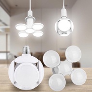 PUTIH Led Football Light Bulb 40W E27 Folding Fan Blade Bulb White Lamp Unique White Ufo 40W Footbal