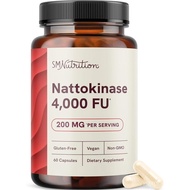 Nattokinase Supplement 4000 FU | Supports Healthy Circulation and Maintains Fibrin Levels | Nattokin