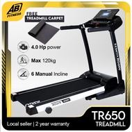 4.0HP Treadmill Running Machine With Manual Inclination TR650 / Mesin Lari Treadmill Dengan Kecender