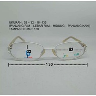 7537 WHITE IRON EYEGLASSES FRAME FOR WOMEN