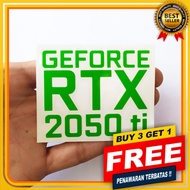 NVIDIA GEFORCE RTX 2050 TI CUTTING STICKER ACCESSORIES CASE PC GAMING STICKER