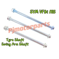 Sym VF3i 185/Sym 185/SYM185 (Front/Rear) Depan/Belakang Batang Shaft Tayar Tyre Swing Arm Shaft/Am S