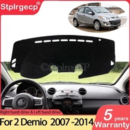 for Mazda 2 Demio 2007~2014 DE Anti-Slip Mat Dashboard Cover Pad Sunshade Dashmat Carpet Accessories