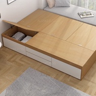 Bed Tatami Bed Solid Wood Bed Box Storage Bed Platform Single Bed Frame