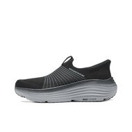 Skechers MENS GO Moisture Wicking Lightweight Breathable Slip Resistant Casual Shoes Mens Black Gray