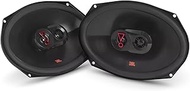 JBL Stage3 9637 3-way car speaker set by Harman Kardon - 375 watt car speakers - oval JBL box large 