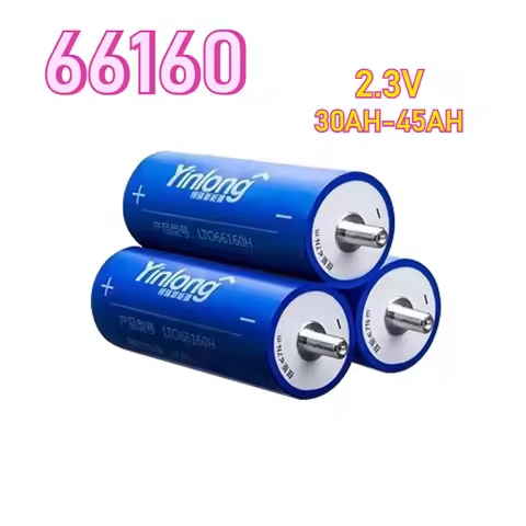 30AH-45AH Battery 66160 2.3V Lithium Titanate Grade A Battery DIY 12V 24V 48V Solar Storage RV Car A