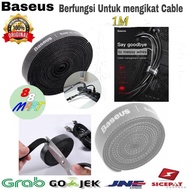 Mm107 BASEUS RAINBOW CIRCLE VELCRO STRAP CABLE Fastener CABLE 1M