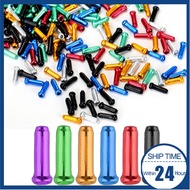 20PCS Bicycle Cable End Caps MTB Road Bike Brake Shifter Cables End Cap Aluminum Alloy Wire End Cap