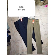 SELUAR SLEK WANITA JUMBO 914-1#/ STRAIGHT CUT URBAN DESIGN SLACK PANTS WOMEN/ SELUAR KERJA WANITA/ F