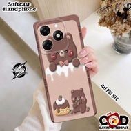 HP Itel P55 NFC 2024 Softcase Itel P55 NFC Latest Silicone Pro Camera Fashion Case Cute Cartoon Phon