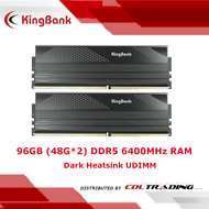 Kingbank 96GB (48GB x 2) DDR5 RAM CL32 6400MHz Hynix - Dark Heatsink