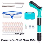 Rivet Gun Set Tufting Gun Manual Steel Nail Powerful Tufting Gun Concrete Wall Gun gun paku tembak