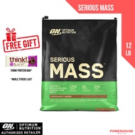 Optimum Nutrition Serious Mass, 12 lbs - High Protein Weight Gain Powder [ON mass gainer, bulking]
