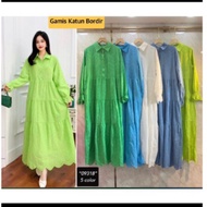 Jual Kartika Dress New, Gamis Brukat Import, Dress Eyelet, Gamis Lfy,