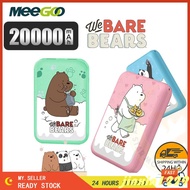 【20000mah Power Bank】We Bare Bears PowerBank Mini Battery Portable Charging Mobile Accessories