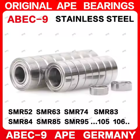 5/10pcs ABEC-9 Stainless Steel Ball Bearing SMR52ZZ SMR63ZZ SMR74ZZ SMR85ZZ SMR84ZZ SMR83ZZ SMR95ZZ 