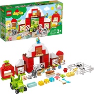 LEGO DUPLO Town Barn Tractor & Farm Animal Care 10952 Playset with People Figures and Cute Pony Pig